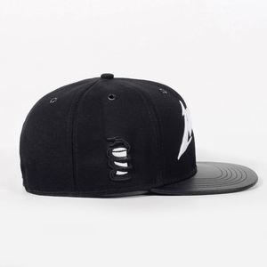 Wholesale ODM Custom Raised 3D Embroidery Logo Leather Brim Peaked <b>Cap</b> <b>Flat</b> Bill Fitted Hats Snapback Baseball <b>Caps</b> for <b>Men</b> - Product Image 5