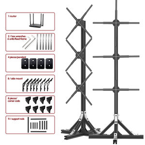 65cm 1x3 Splicing LED Fan Rotating Animated 3D Hologram Projector LED Advertising Equipment with <b>Stand</b> - Product Image 4