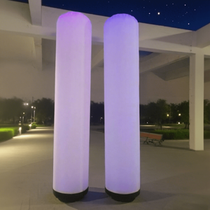<span class=keywords><strong>Lampadaire</strong></span> dégradé de colonne gonflable luminescent coloré LED pour l'atmosphère de lieu extérieur main gonflable décorative - Product Image 3