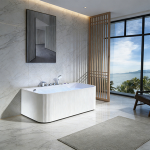 Baignoire autoportante moderne en acrylique pour adulte, pour salle de bain intérieure - Product Image 6