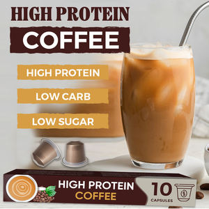 Cápsula de café de proteína Premium de café <span class=keywords><strong>molido</strong></span> de etiqueta privada OEM café Arábica de algodón - Product Image 6