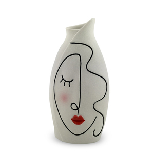 <span class=keywords><strong>Vase</strong></span> d'art nordique personnalisé en usine décoration en céramique créative <span class=keywords><strong>vase</strong></span> de visage moderne <span class=keywords><strong>vase</strong></span> de table en céramique de <span class=keywords><strong>porcelaine</strong></span> moderne - Product Image 6