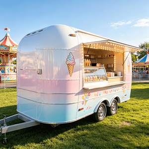 <b>Barbecue</b> Food Trailer Mobile Food Truck Fully Equipped Kitchen Commercial Catering Business Caravan Food Trailer - Product Image 3