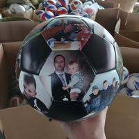 1 Buah MOQ Bola Sepak Personalisasi Cetak HD Desain Cepat Hadiah Ulang Tahun Dewasa Upacara Klub Perusahaan Ukuran Bola 1 5