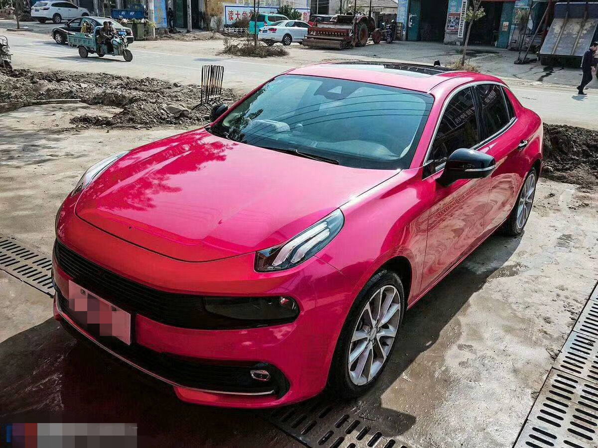 โลหะมันวาวสีแดงกุหลาบ