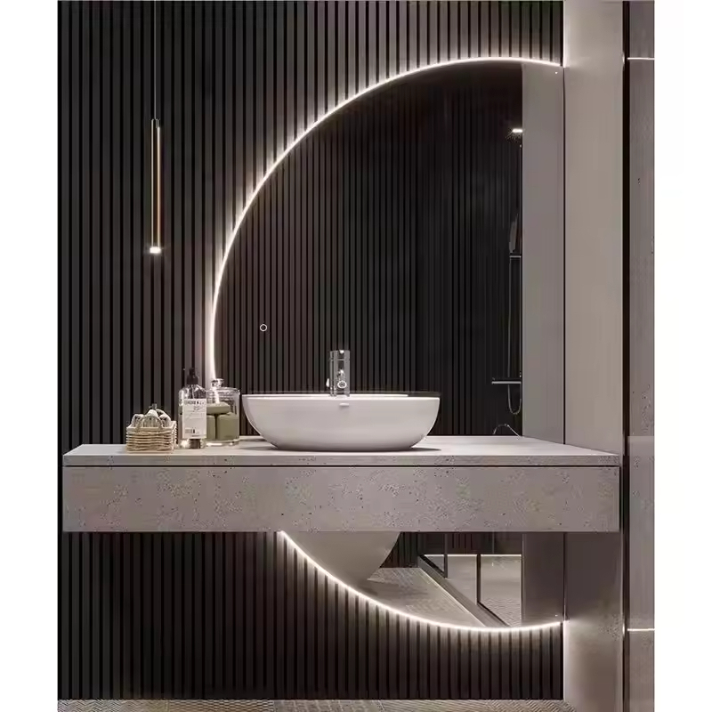 Modern Home Decor Half Moon Round
