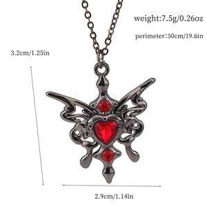 Stainless Steel Punk <b>Cross</b> Pendant Necklace for <b>Men</b> Women Hip Hop Jewelry <b>Men</b> Gothic butterfly Sweater <b>Chain</b> Male's Jewelry - Product Image 5