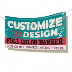 Banderoles et drapeaux publicitaires en PVC vinyle personnalisés pour l'extérieur, impression UV durable pour les promotions d'événements - Product Image 2