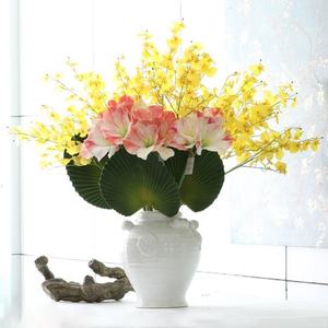 Di alta qualità verde PU artificiali <span class=keywords><strong>foglie</strong></span> di palma per la decorazione della casa - Product Image 6