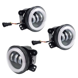 Faro Fendinebbia <span class=keywords><strong>LED</strong></span> Bicolore Halo da 4 Pollici con Occhio d'Angelo per Dodge Magnum 2005~2008 - Product Image 5