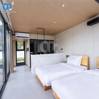 Maison capsule préfabriquée modulaire portable avec structure en acier, résistante aux intempéries, pour chambre à coucher, usage extérieur - Tiny Home Villa Bureau