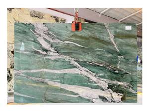 Piedra Natural de lujo, losa de mármol de Brasil, cuarcita verde para sala de estar, comedor, dormitorio - Product Image 3