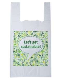 Bolsa de Plástico para Camisetas con Logotipo Impreso Personalizado, 100% Biodegradable y Compostable a Base de Almidón de Maíz - Product Image 4