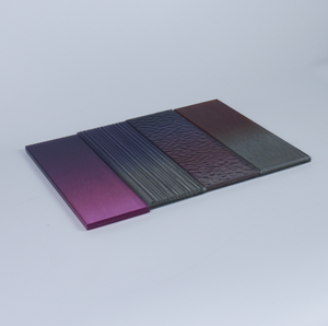 Panneau de verre artistique laminé avec maille métallique, style décoratif pour cloisons de bâtiments, décoration intérieure de maison et de bureau - Product Image 6