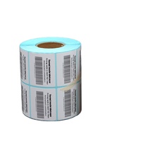 Rollo de papel térmico A6, adhesivo de embalaje, impermeable, adecuado para impresora de etiquetas adhesivas