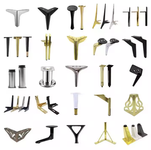 XUDAN vente en gros salle à manger moderne Y forme matériel de meubles accessoires en métal canapé jambe <span class=keywords><strong>Pata</strong></span> métal <span class=keywords><strong>Negra</strong></span> 13cm fer Chrome canapé pieds - Product Image 2