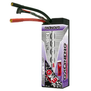 Gnb gaoneng bateria 6500mah 4S 4s1p 15.2v, 130c lipo, fina, 4S rc, carro com 5mm, conector de bala