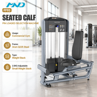 MND FF93 Appareil Commercial de Musculation des Mollets Assis pour la Force des Jambes, Équipement Durable pour Centres de Fitness et Salles de Sport