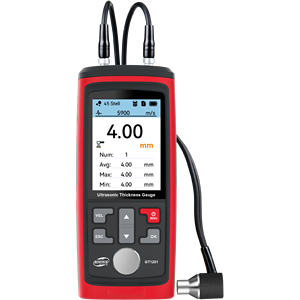 GT1201 1.00-300.0mm (acier) Jauge d'épaisseur ultrasonique, mesureur d'épaisseur ultrasonique - Product Image 4