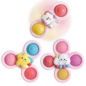 Jouet gyroscopique à bulles douces pour enfants chauds entraînement sensoriel des mains jeu <span class=keywords><strong>de</strong></span> <span class=keywords><strong>bain</strong></span> pour bébé avec rotation du bout des doigts frai <span class=keywords><strong>de</strong></span> fleurs - Product Image 2