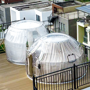 Tente à bulles avec éclairage extérieur, dix bulles transparentes pour le Camp avec maison à bulles <span class=keywords><strong>gonflable</strong></span> préfabriquée licorne - Product Image 3