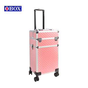 <span class=keywords><strong>Valigetta</strong></span> professionale stile Vintage <span class=keywords><strong>per</strong></span> <span class=keywords><strong>unghie</strong></span> Trolley bella valigia cosmetica a chiusura aperta - Product Image 4