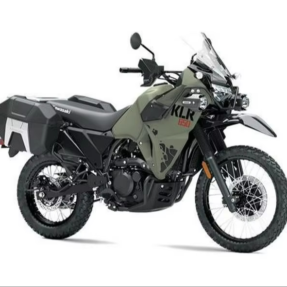 650cc Top Rated Adventure Bikes 2024 Kawasaki KLR 650 Off Road