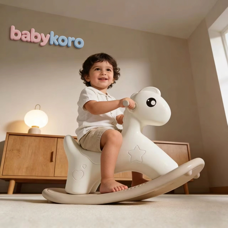Kids Plastic Rocking Horse Ride on