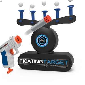 Tembakan mengambang Set pistol desain keren Simulator 2 In1 Eva bola lembut menembak Target permainan senjata - Product Image 1