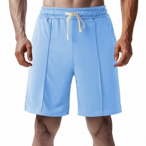 Pantalones Cortos de Pana para Hombre, Verano 2024, de Secado Rápido, Transpirables, con Textura Acanalada, Casuales, Deportivos, Ajustados, de Color Sólido, con Cordón - Product Image 4