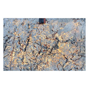 Dalles de marbre de paon doré naturel de luxe pierre translucide pour villa fond mur fenêtre seuil baie vitrée pierre - Product Image 1