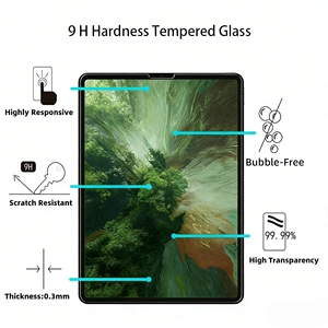 Protection d'écran en <span class=keywords><strong>verre</strong></span> <span class=keywords><strong>trempé</strong></span> <span class=keywords><strong>anti</strong></span>-traces de doigts sur mesure pour tablette 10,1 pouces Samsung Tab S10 <span class=keywords><strong>S9</strong></span> FE Plus Ultra - Product Image 3