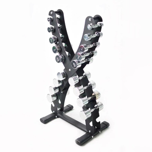 Chất lượng cao Chrome thép đào tạo quả tạ Set Electroplated Workout trọng lượng cho cánh tay tập thể dục nhà máy bán buôn - Product Image 3