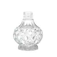 Nouveau produit d'usine chinoise : Bouteilles en verre vides de 200 ml pour diffuseur d'arômes à bâtonnets, transparentes, décorées de fleurs, sérigraphiées, en promotion.
