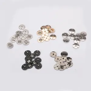 Fashion hidden snap button metal sewing press snaps button for coat