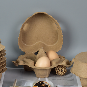 Solution complète d'emballage d'œufs : Barquette en pulpe biodégradable 2-20 alvéoles, antichoc, empilable, prête pour la logistique mondiale - Product Image 3