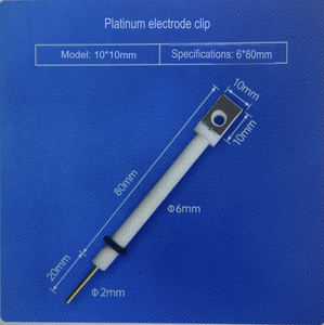 Platinum Electrode <b>Clip</b> 10*10mm - Product Image 2