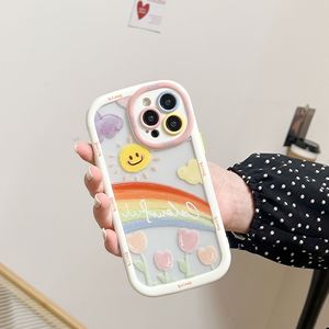 Coque de téléphone CHAOYIDIAN avec motif de dessin animé <span class=keywords><strong>mignon</strong></span> et souriant, protection intégrale des objectifs colorés pour <span class=keywords><strong>iPhone</strong></span> 16 15 14 13 12 11 pour femmes - Product Image 4