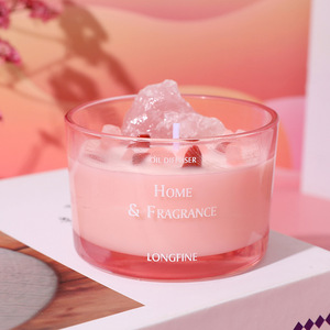 Velas Aromáticas de Lujo en Frascos de Vidrio Personalizados para San Valentín, Velas Artísticas Modernas para el Hogar, Fragancia para Bodas y Fiestas - Product Image 5