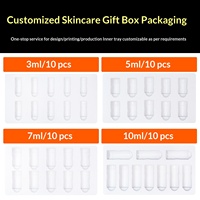 Caja Magnética de Lujo con Tapa Abatible para Productos de Cuidado de la Piel, Esponja, Logotipo Personalizado, Empaque de Cartón Rígido para Frascos de Suero, Aceites Esenciales y Sets de Ampollas