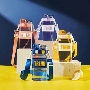 Design de mode kulomi ours de glace princesse image ceinture en silicone Offre Spéciale bouteille d'eau transparente bouteille de boisson de forme carrée personnalisée - Product Image 4