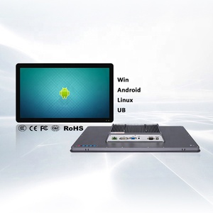 21.5 inch IP65 không thấm nước công nghiệp không quạt HD LCD hiển thị điện dung kháng Mini PC nhúng cảm ứng màn hình Màn hình - Product Image 1