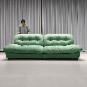 Canapé nuage moderne italien durable avec tissu mat, canapé-lit deux places pour appartement, hôtel et usage commercial - Product Image 1