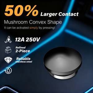 16mm Momentary Heavy Duty Stainless Steel Waterproof IP65 Dome Head Mushroom <b>Push</b> <b>Button</b> <b>Switch</b> - Product Image 5