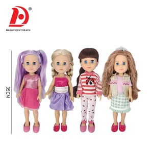 HUADA Shantou-Robe de princesse 35cm, ensemble de poupées mode en vinyle avec vêtements et accessoires - Product Image 4