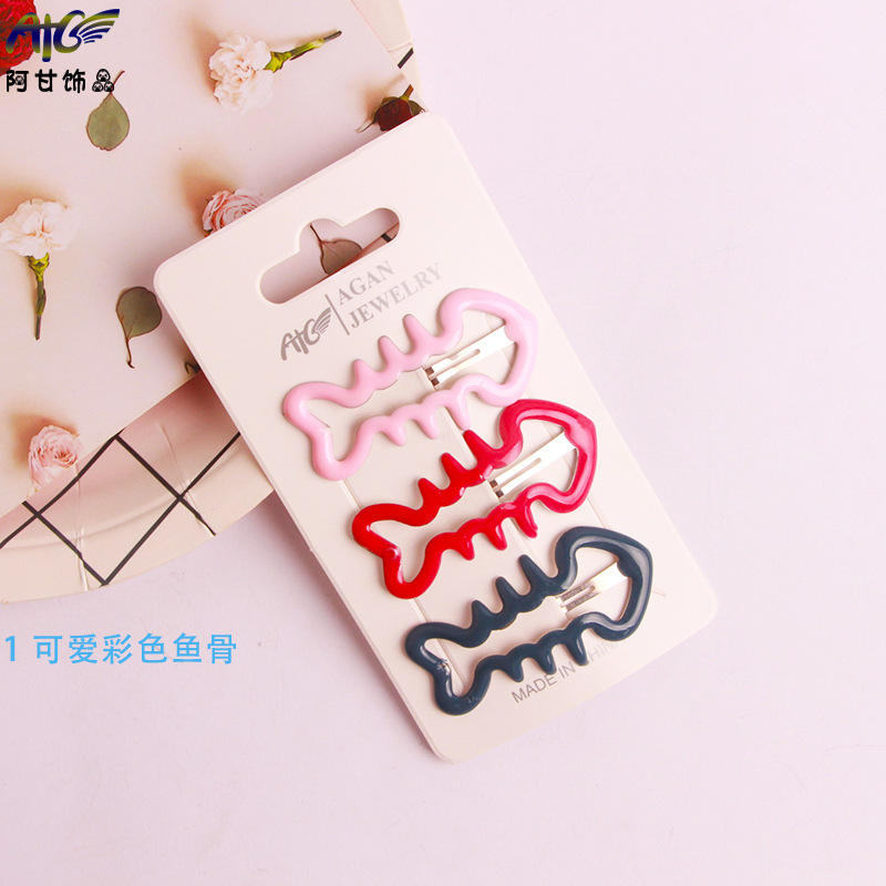 1 Cute Colorful Fish Bone