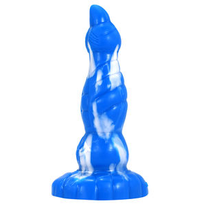 Pene de goma de color negro, juguete sexual, consolador vibrador con bolas - Product Image 6