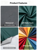 Tissu en cuir PVC écologique avec des propriétés extensibles et imperméables pour sièges de voiture, chaises, sacs, tapisserie
