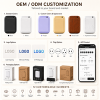 Diffuseur d'arômes sans eau 400 ml, machine à huile aromatique, écran LCD, contrôle sans fil par application, utilisation double sur table et mur, désodorisant d'air pour la maison