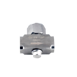 Piège à vapeur fileté en acier inoxydable DN20 25, vanne thermodynamique bidirectionnelle, pression maximale 315 bars, débit minimum 100 L/min - Product Image 2